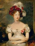 Sir Thomas Lawrence Portrait of Princess Caroline Ferdinande of Bourbon-Two Sicilies, Duchess of Berry. France oil painting artist